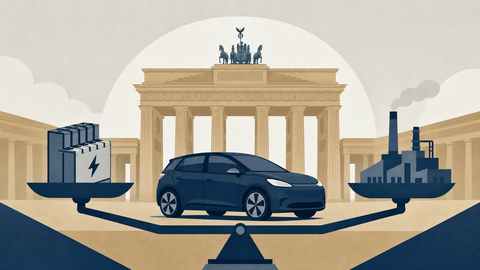 Editorial illustration for: Volkswagen job-cut report tests EV transition cost discipline